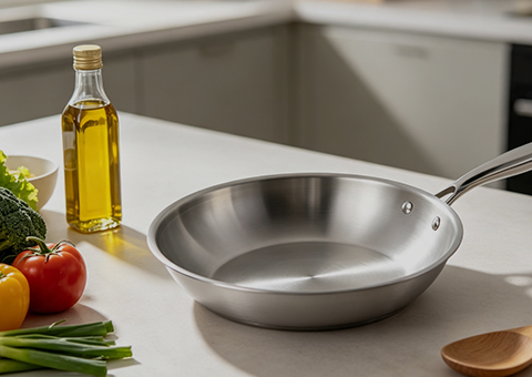 Stainless Steel Fry Pan & Skillet