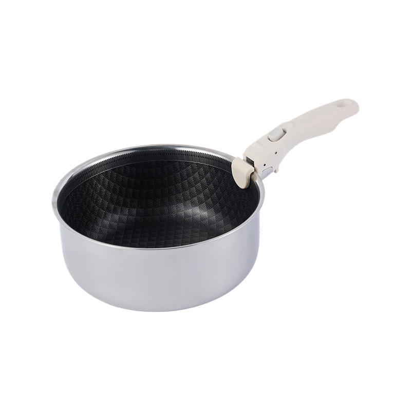 Tri-Ply Stainless Steel Hybrid Nonstick Cookware with Detachable Handle Tri-Ply Stainless Steel Hybrid Nonstick Cookware with Detachable Handle