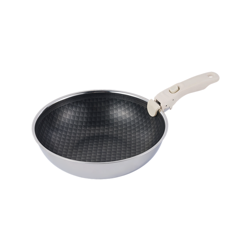Tri-Ply Stainless Steel Hybrid Nonstick Cookware with Detachable Handle Tri-Ply Stainless Steel Hybrid Nonstick Cookware with Detachable Handle