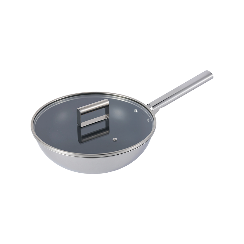 FusionCore Ceramic Nonstick Flat Bottom Wok