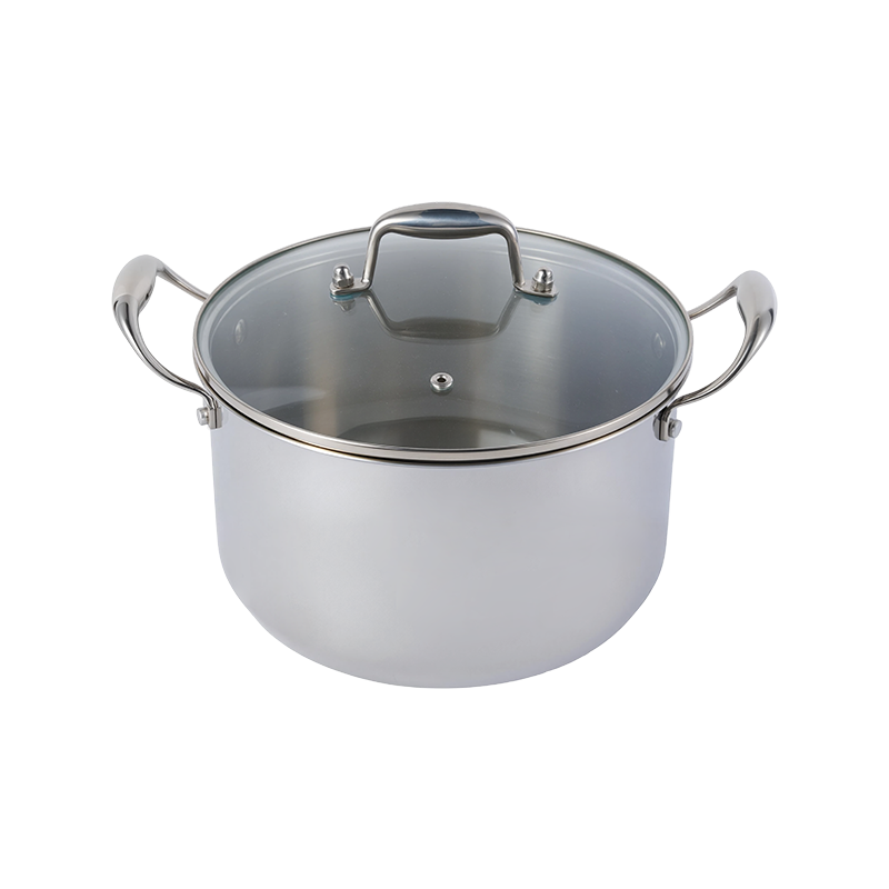 Tri-Ply Stainless Steel Pure Stock Pot Tri-Ply Stainless Steel Pure Stock Pot
