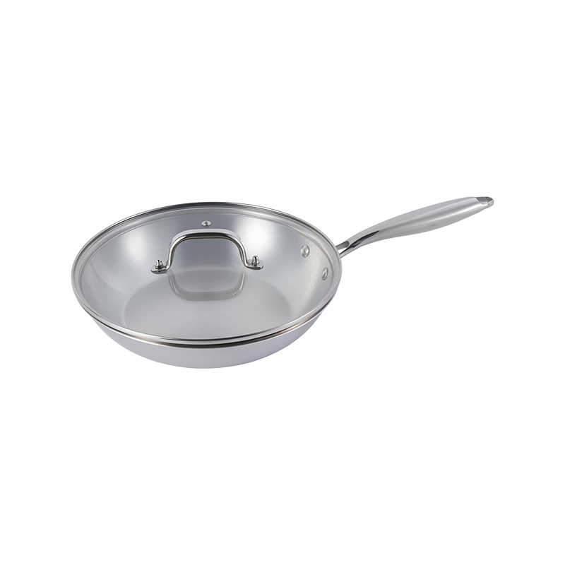 Tri-Ply Stainless Steel Pure Wok