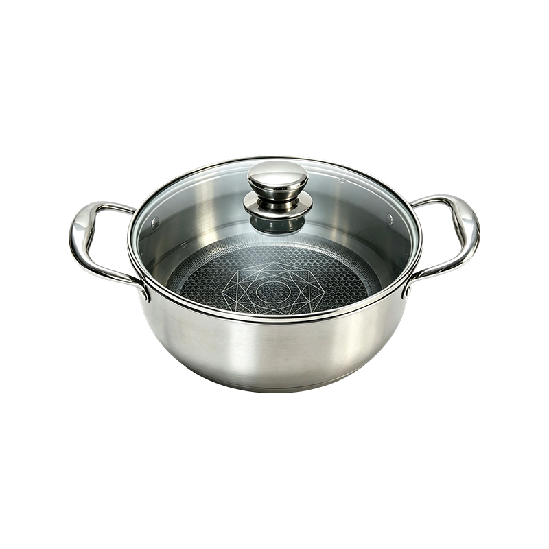 Tri-Ply Stainless Steel Hybrid Nonstick Straight-Wall Dutch Oven Tri-Ply Stainless Steel Hybrid Nonstick Straight-Wall Dutch Oven