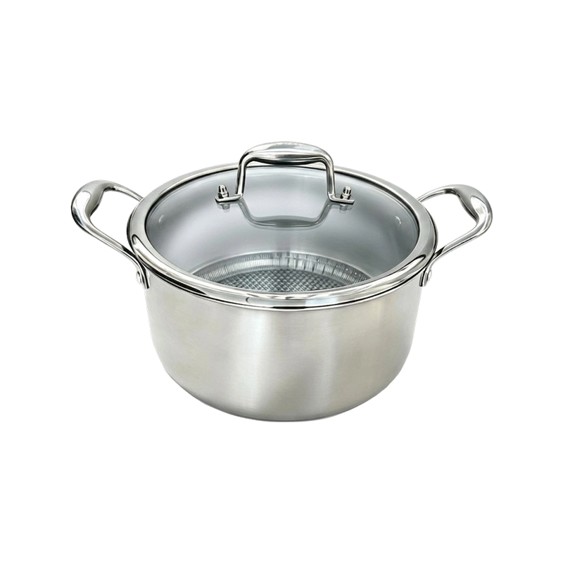 Tri-Ply Stainless Steel Hybrid Nonstick Stock Pot